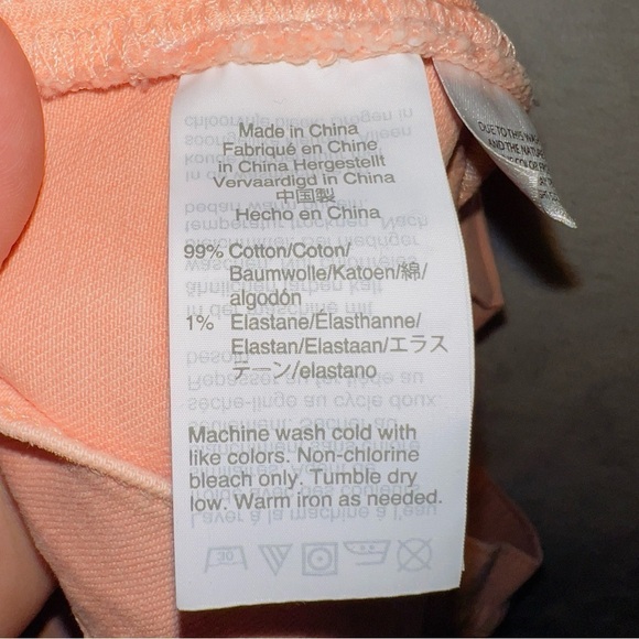 J. Crew NWT L1647 Orange High Rise Garment-Dyed Cutoff Boy Short size 33 - Picture 4 of 5